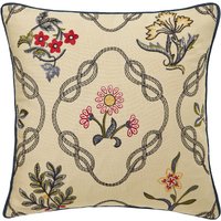 Strawberry Thief Kelmscott Trellis Cushion - Indigo