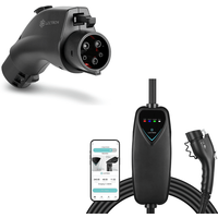 Lectron Tesla to J1772 EV Adapter (80A) + Level 2 J1772 Charger (WiFi Version) | 240V | 40 Amp | NEMA 14-50 Bundle