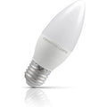 Crompton Candle LED Light Bulb E27 4.9W (40W Eqv) Daylight Opal Screw Thermal Plastic Frosted