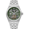 INGERSOLL Automatikuhr The Broadway Dual Time silber onesize Herren Skelettiertes Zifferblatt 43 I12905