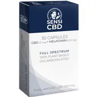 Cápsulas de CBD 40 mg con melatonina, 30 cápsulas