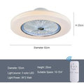 Simple Modern Home Quiet With Electric Fan | Color: Design2 | Electrical outlet: 110V | quantity: Remote control