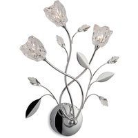Firstlight 8360CH Cindy 3 Light Wall Light with Glass Shades