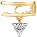 Piercing Vivara em Ouro Amarelo 18k com Diamantes