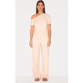 Oatmeal Soft Knit Wide Leg Trousers