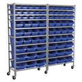 Sealey Mobile Bin Storage System 72 Bins