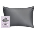 Silver Cloud Charcoal Satin Pillowcase With Silver Ions
