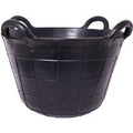 Tyre Rubber™ 4 Handled Basket 37L | Colour: Black