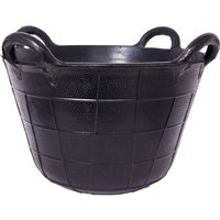 Tyre Rubber™ 4 Handled Basket 37L | Colour: Black