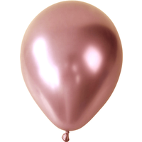 XL Rosé Chroom Ballonnen (10 stuks / 46 CM)