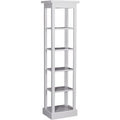 Casa Padrino Landhaus Stil Regalschrank 45 x 35 x H170 cm Massivholz
