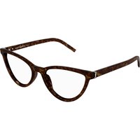 SAINT LAURENT Kvinde SAINT LAURENT SL M138 002 Optiske stel Acetat Havana Transparent Cat Eye