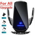 Car Wireless Charger Magnetic Auto Car Mount Phone Holder For iPhone Samsung Xiaomi Infrared Induction 15W Fast Charging Station