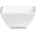 Melamine Square Ribbed Ramekin White 2oz (Pack of 12)