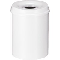 Prullenbak Prime Plus 15 liter Wit | 15 liter | Vlamdovend | Verkrijgbaar in 3 kleuren