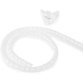Nedis Cable Management | Spiral Sleeve | 1 pcs | Maximum cable thickness: 16 mm | PE | White