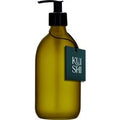 Green Glass Pump Bottle