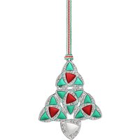 Green & Red Celtic Christmas Tree Decoration