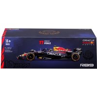 Bburago F1 Red Bull Racing RB19 2023 With Helmet Perez 1:24 Scale Model