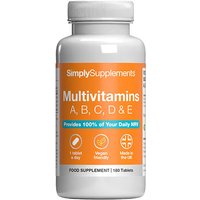 Multivitamins A,B,C,D &amp; E 100% NRV