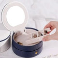 Leather Portable Jewellery Box
