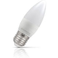 Crompton Candle LED Light Bulb E27 4.2W (40W Eqv) Warm White Opal Screw Thermal Plastic Frosted
