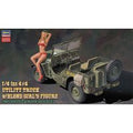 1/4 T. 4x4x Truck mit blondem Girl