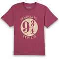 Harry Potter Platform Burgundy T-Shirt - M