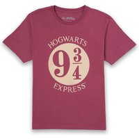 Harry Potter Platform Burgundy T-Shirt - M