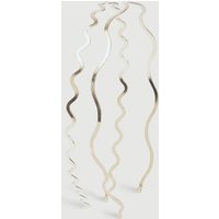 Gold Wavy Headbands 2 Pack, Metallics