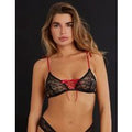 Triangolo sfoderato senza ferretto con nastro rosso Privé - Fancy / NERO / 4