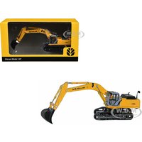 New Holland E 485 B Tracked Excavator Yellow 1/87 (HO) Diecast Model by Promotex