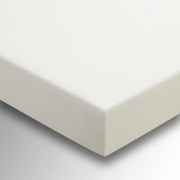 Helena Springfied Plain Dye, 50/50 Percale, Double Fitted Sheet, Ivory