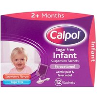 Calpol Infant Sugar Free Suspension 12 Sachets