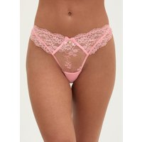 Boux Avenue Elsbeth lace thong - Rose Pink - 06