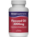Flaxseed Oil Capsules 3,000mg