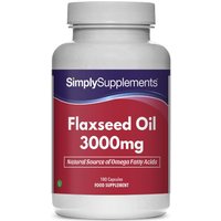 Flaxseed Oil Capsules 3,000mg