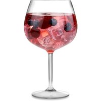 Reusable Plastic Balloon Gin Glass 25.3oz / 720ml (Set of 6)