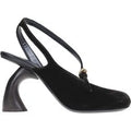 Velvet sandals