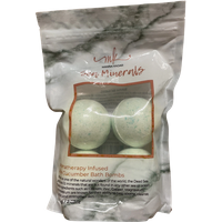 Manna Kadar Sea Minerals Aloe Cucumber Bath Bomb - 4 stuks