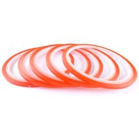 3mm x 5 Metre - 5 Rolls of Sticky Red Double Sided Tape