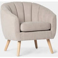 Poltrona da lettura beige Miler