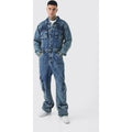 Mono Tall Oversize Vaquero, Azul