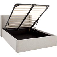 Camden Fabric Ottoman King Bed Frame Lift up Stylish Spacious Storage Bedroom