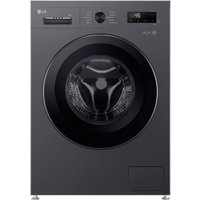 LG F4X1009NMK 9kg 1400 Spin Washing Machine in Middle Black A Rated 6