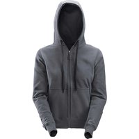 Snickers Ladies Zip Hoodie Steel Grey S