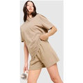 The North Face Short Wave Multi Logo - Marron, Marron