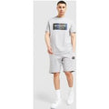 McKenzie Aura T-Shirt/Fleece Shorts Set, grijs