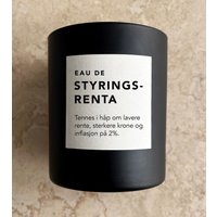 Eau De Styringsrenta duftlys