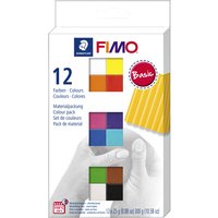 Klei Fimo  soft colour pak à 12 basis kleuren